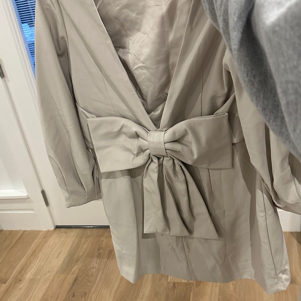 ASOS Cream Bow-Tie Dress